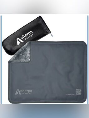 SHERPA THERAPY Large, Soft, Gel, Reusable, Hot & Cold Pack for Injuries & Pain.